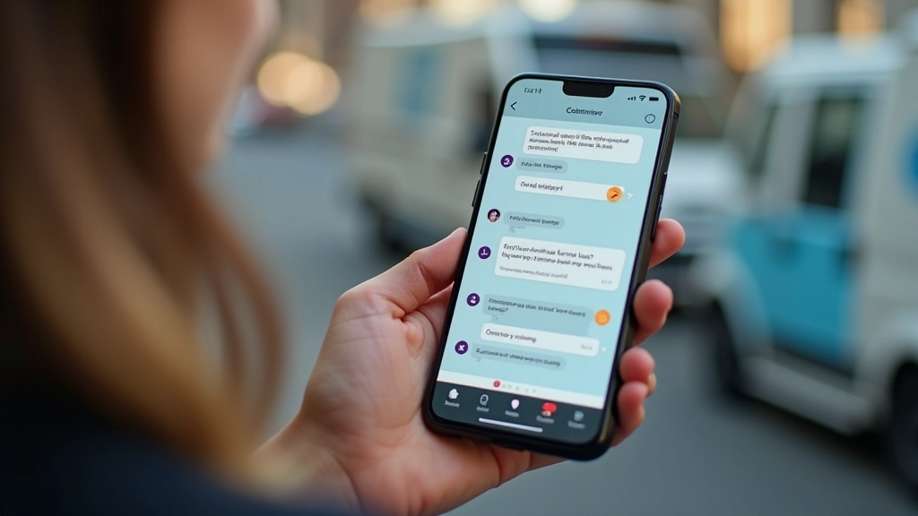Conversational delivery bot