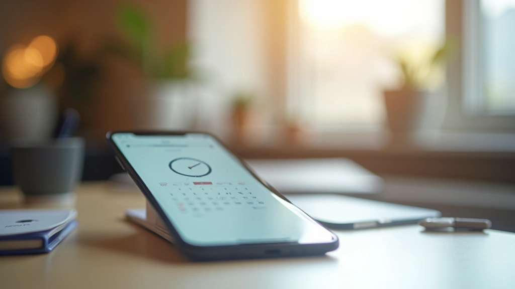 Mobile phone showing notification timeline with optimized delivery update schedule